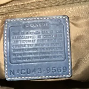 Coach | Bags | Vintage Coach Legacy Distressed Blue Leather  display picture 3